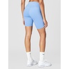 Nike Women’s One High-Waisted 8″ Bike Shorts; Running and Workout Shorts(Work Blue/White)