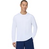 Nike Men’s Miler Dri-Fit Long-Sleeve Running Top(White/Reflective Silver)