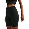 Nike Women’s One High-Waisted 8″ Bike Shorts; Running and Workout Shorts(Black/White)