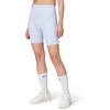 Nike Women’s One High-Waisted 8″ Bike Shorts; Running and Workout Shorts(Hydrogen Blue/White)