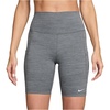 Nike Women’s One High-Waisted 8″ Bike Shorts; Running and Workout Shorts(Smoke Grey/Heather/White)
