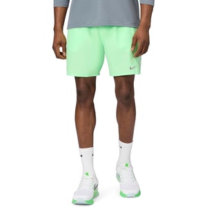Nike Men’s Miler Dri-FIT 7″ 2-in-1 Running Shorts(Illusion Green/Reflective Silver)