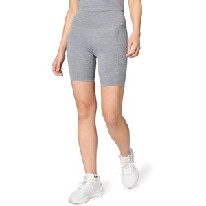 Nike Women’s One High-Waisted 8″ Bike Shorts; Running and Workout Shorts(Smoke Grey/Heather)