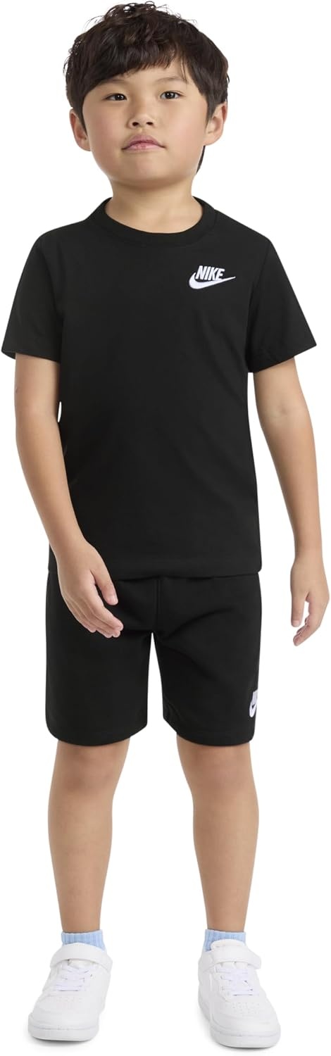 image:imageNike Boys Sportswear Club TShirt and Shorts 2Piece Outfit SetBlack
