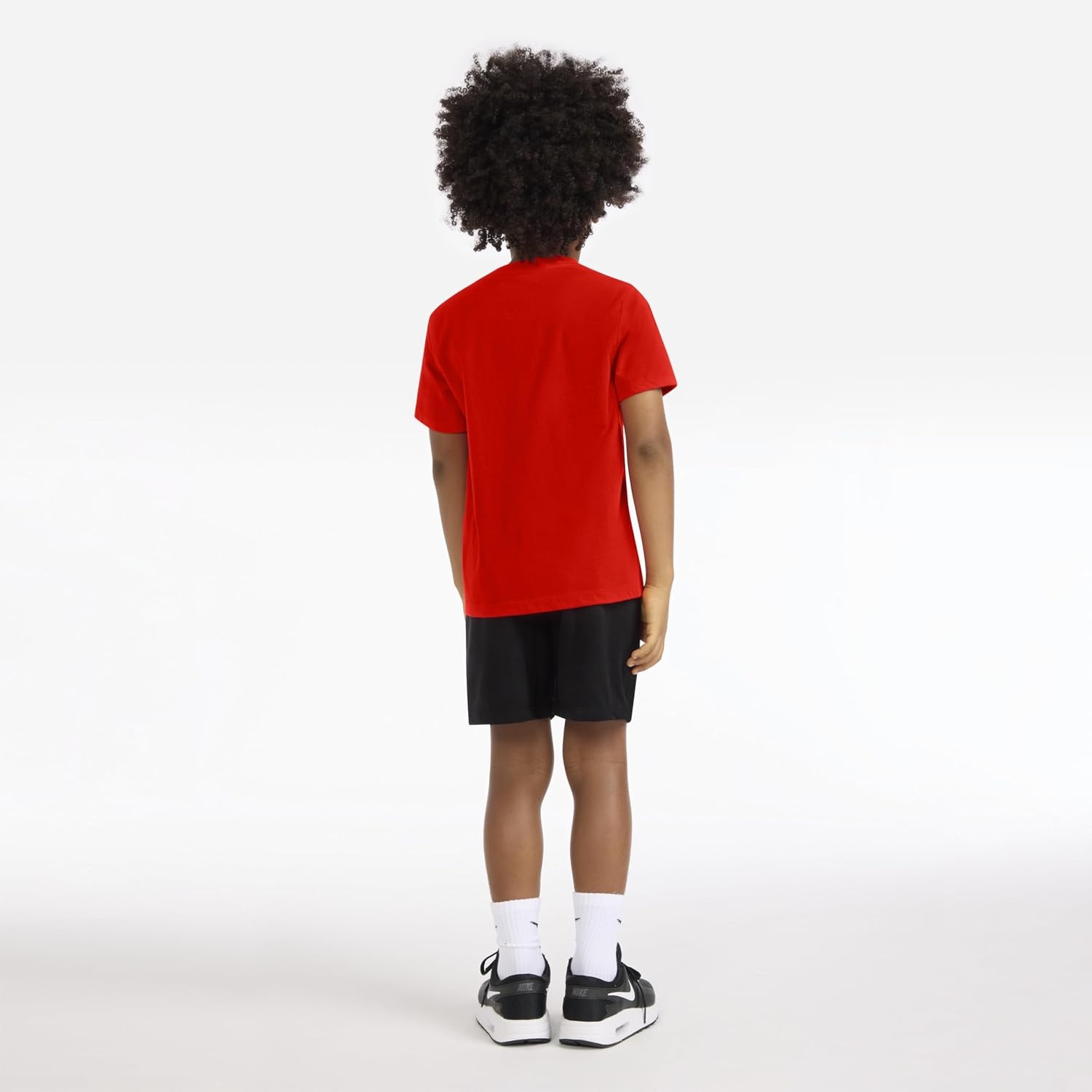image:imageNike Boys Sportswear Club TShirt and Shorts 2Piece Outfit SetUniversity RedBlack