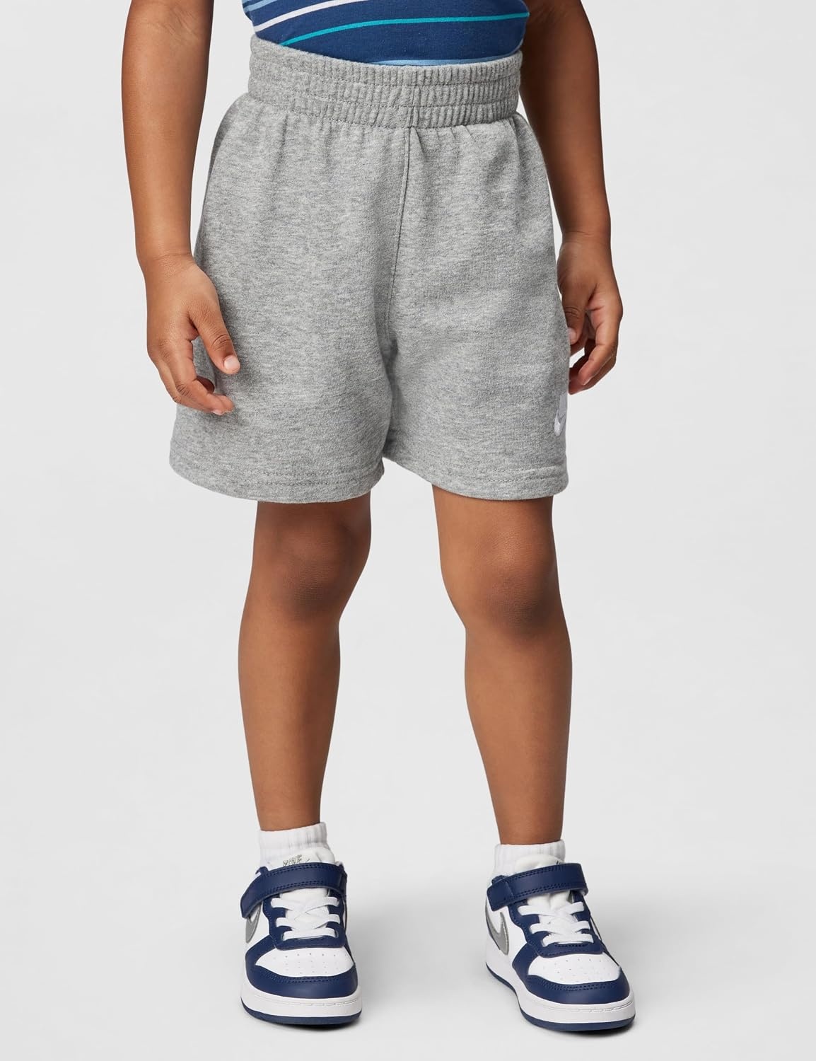 image:imageNike Boys Striped Sportswear Club TShirt and Shorts 2Piece Outfit SetMidnight Navy