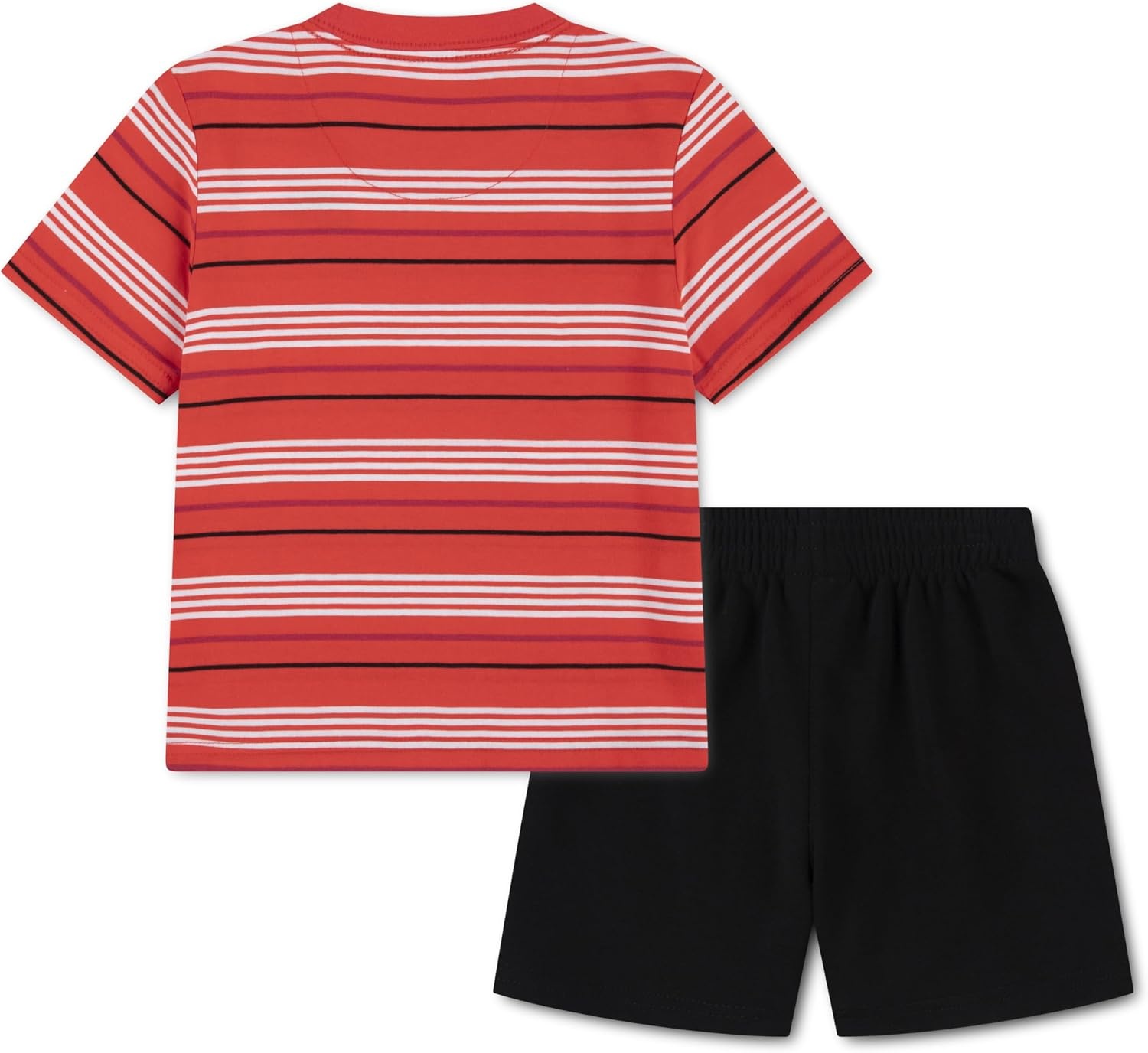 image:imageNike Boys Striped Sportswear Club TShirt and Shorts 2Piece Outfit SetTeam Crimson