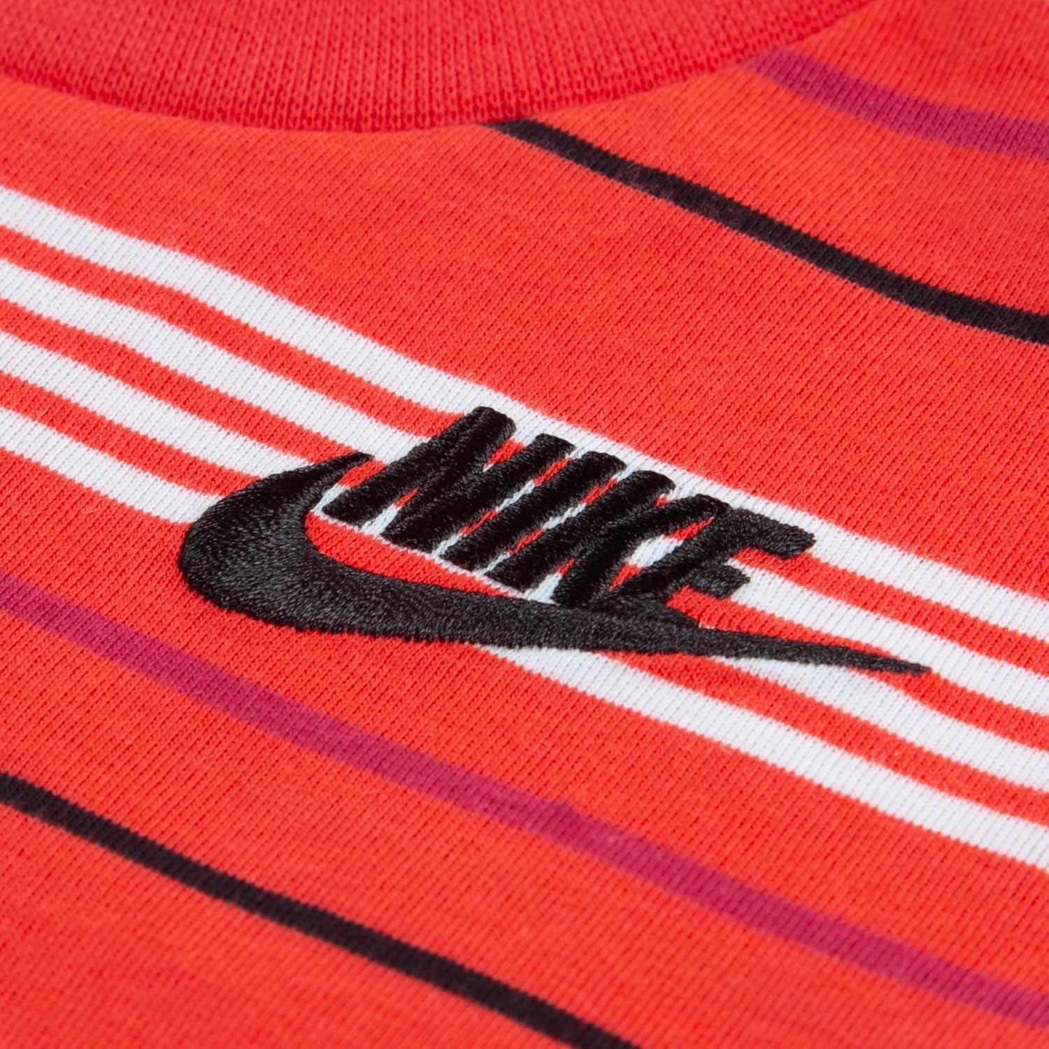 image:imageNike Boys Striped Sportswear Club TShirt and Shorts 2Piece Outfit SetTeam Crimson