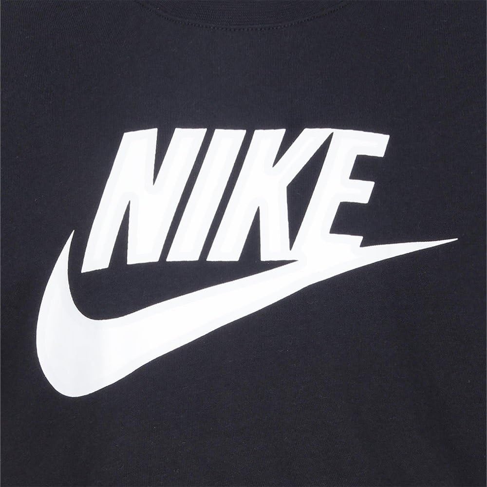 image:imageNike Kids Sportswear Club TShirt Large Swoosh LogoBlack
