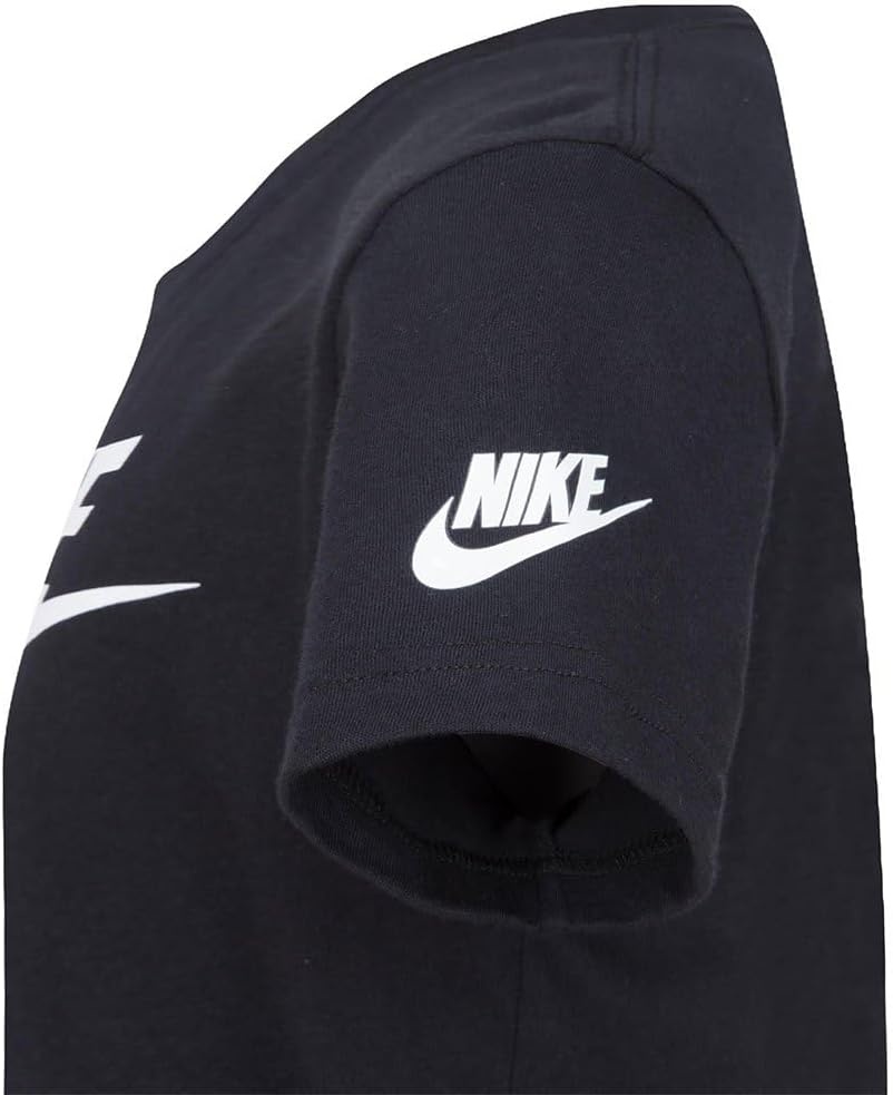 image:imageNike Kids Sportswear Club TShirt Large Swoosh LogoBlack