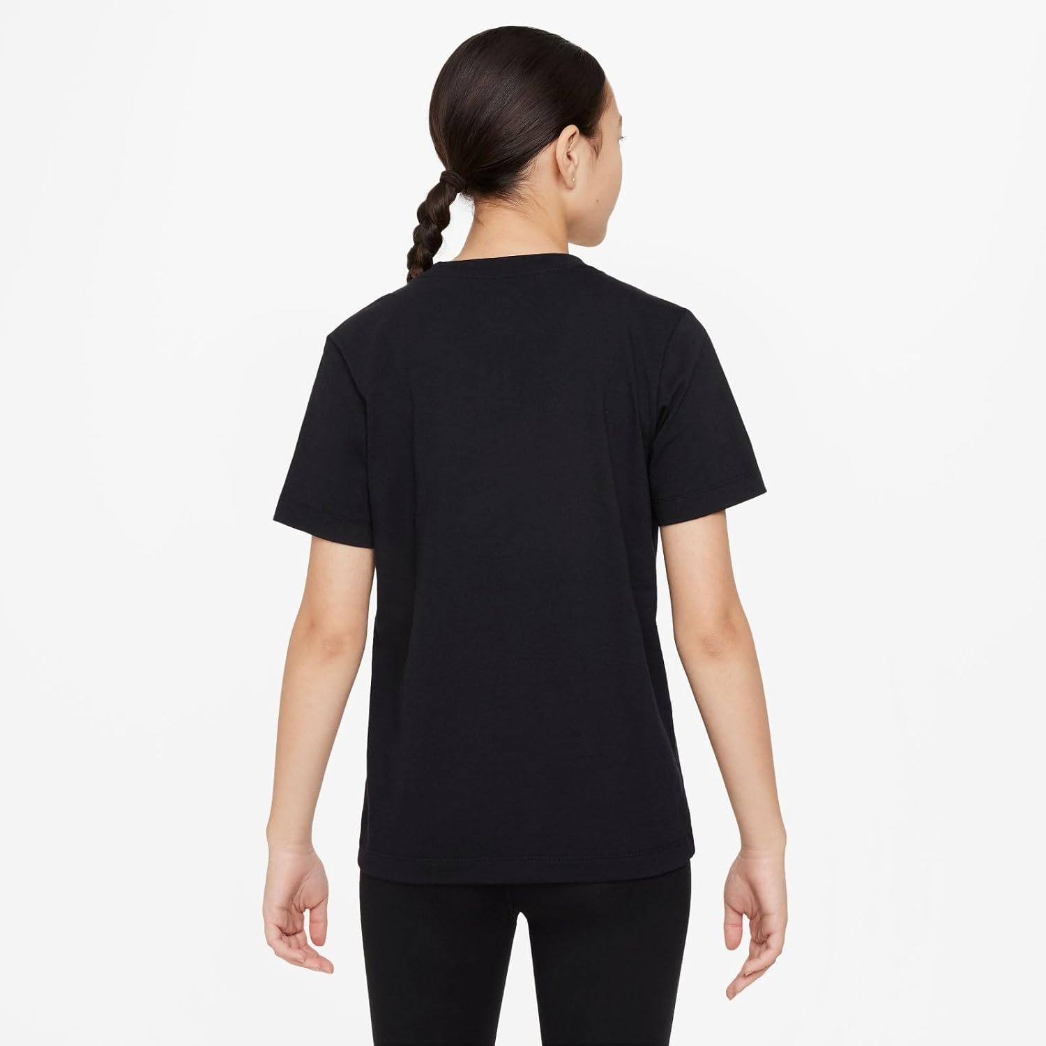 image:imageNike Kids Sportswear Club TShirt Large Swoosh LogoBlack