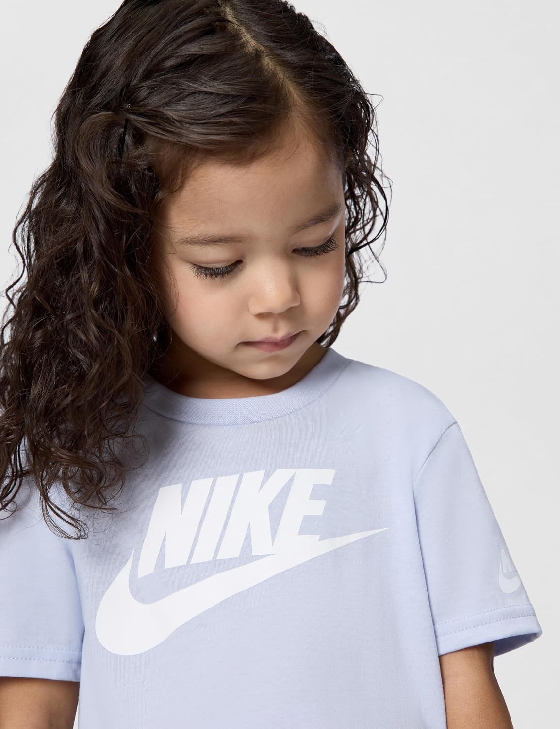 image:imageNike Kids Sportswear Club TShirt Large Swoosh LogoGhost