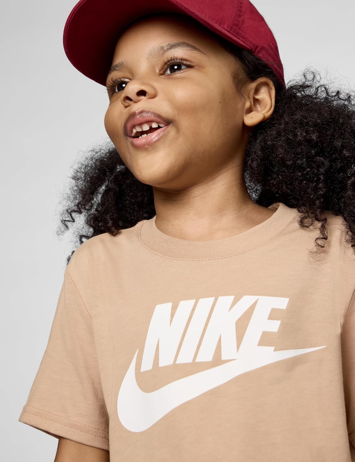 image:imageNike Kids Sportswear Club TShirt Large Swoosh LogoHemp