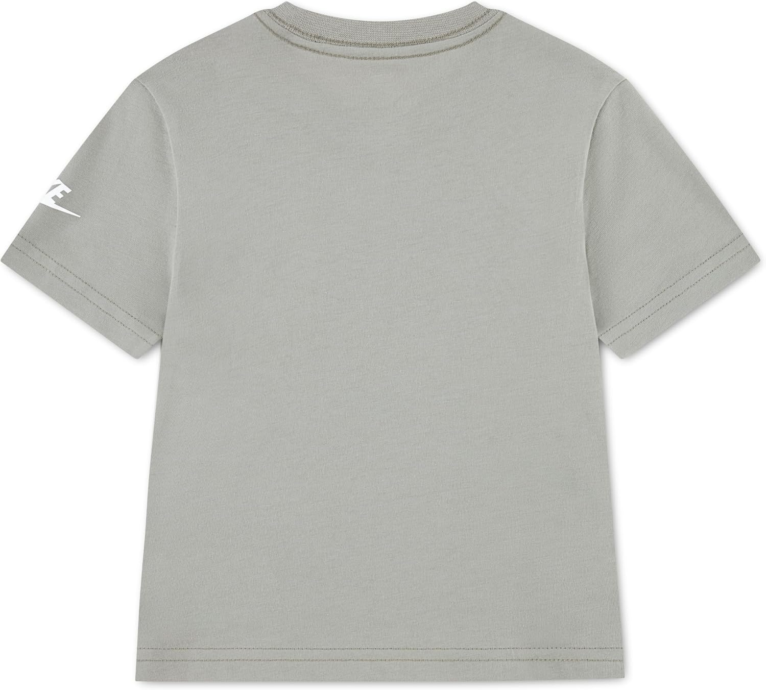 image:imageNike Kids Sportswear Club TShirt Large Swoosh LogoSpruce Fog