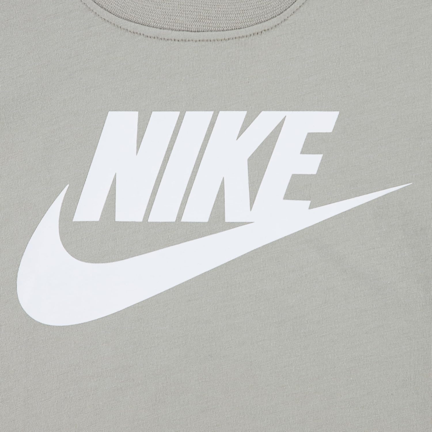 image:imageNike Kids Sportswear Club TShirt Large Swoosh LogoSpruce Fog