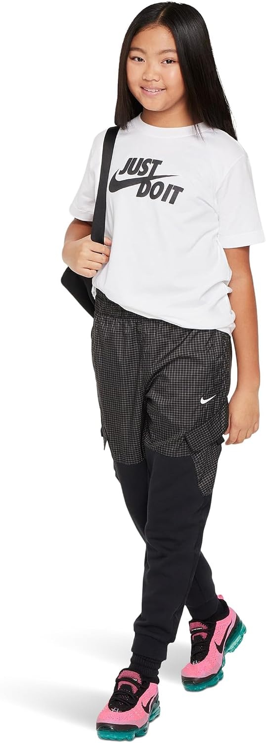 image:imageNike Kids Sportswear Club TShirt Large Swoosh LogoWhite