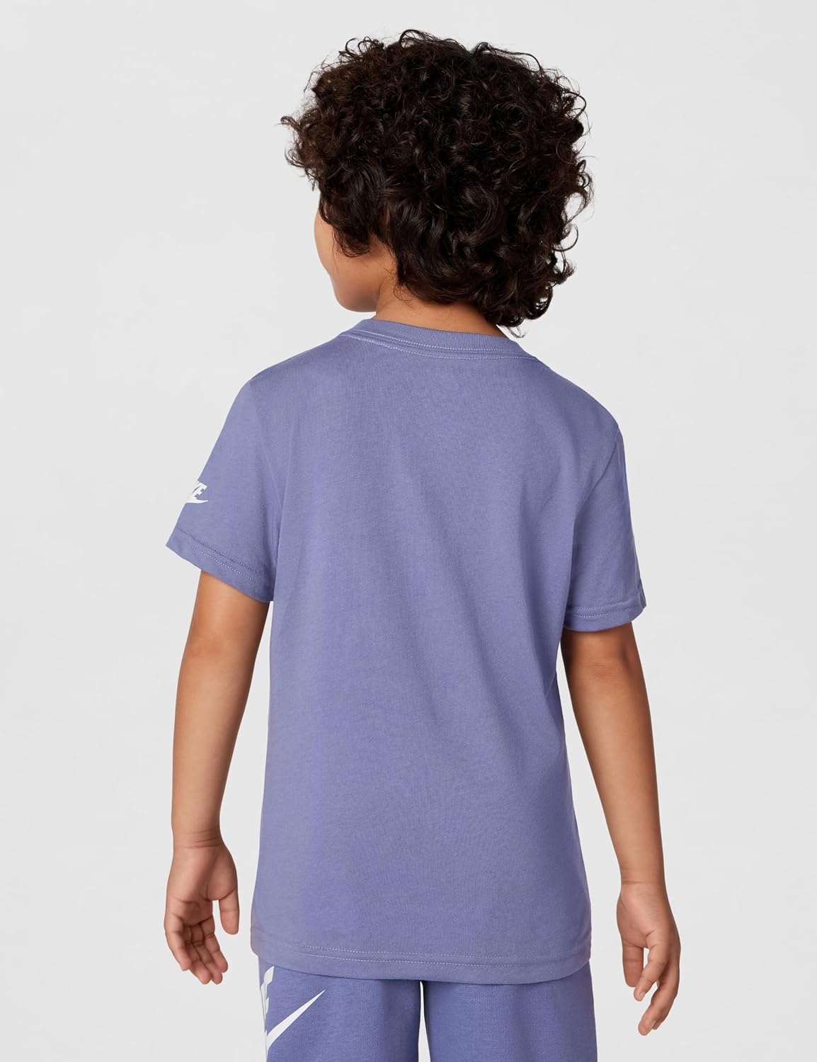 image:imageNike Kids Sportswear Club TShirt Large Swoosh LogoWorld Indigo