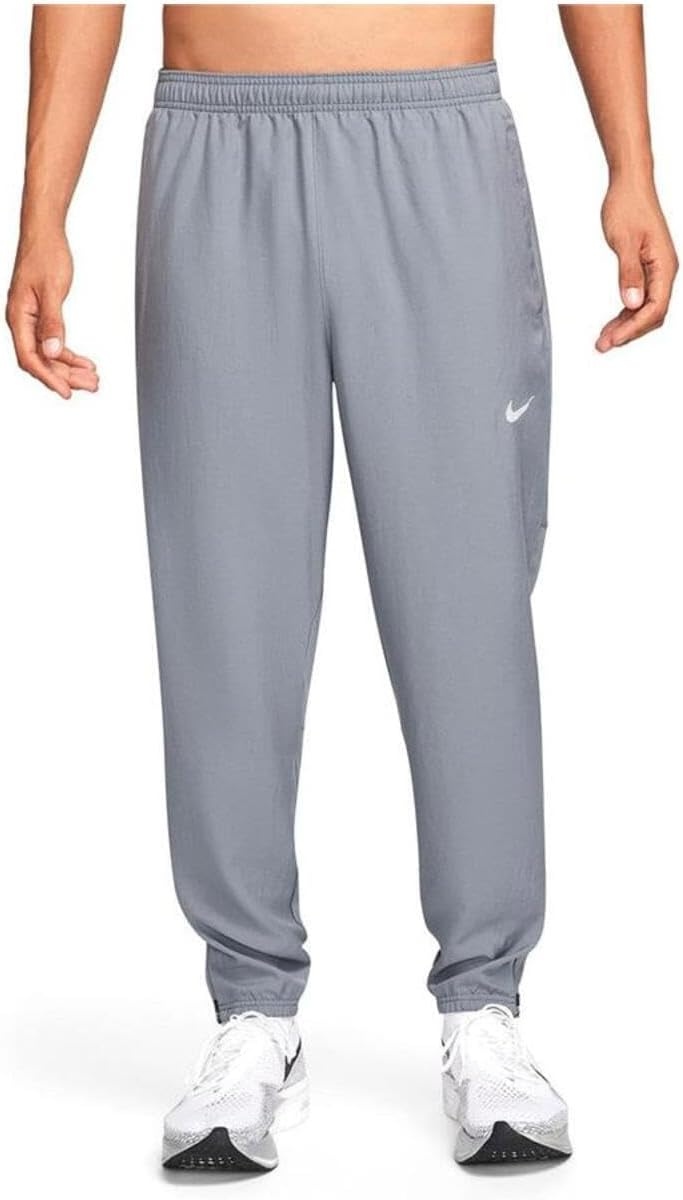 image:imageNike Mens Challenger DriFIT Woven Running PantsSmoke GreyBlackReflective Silver