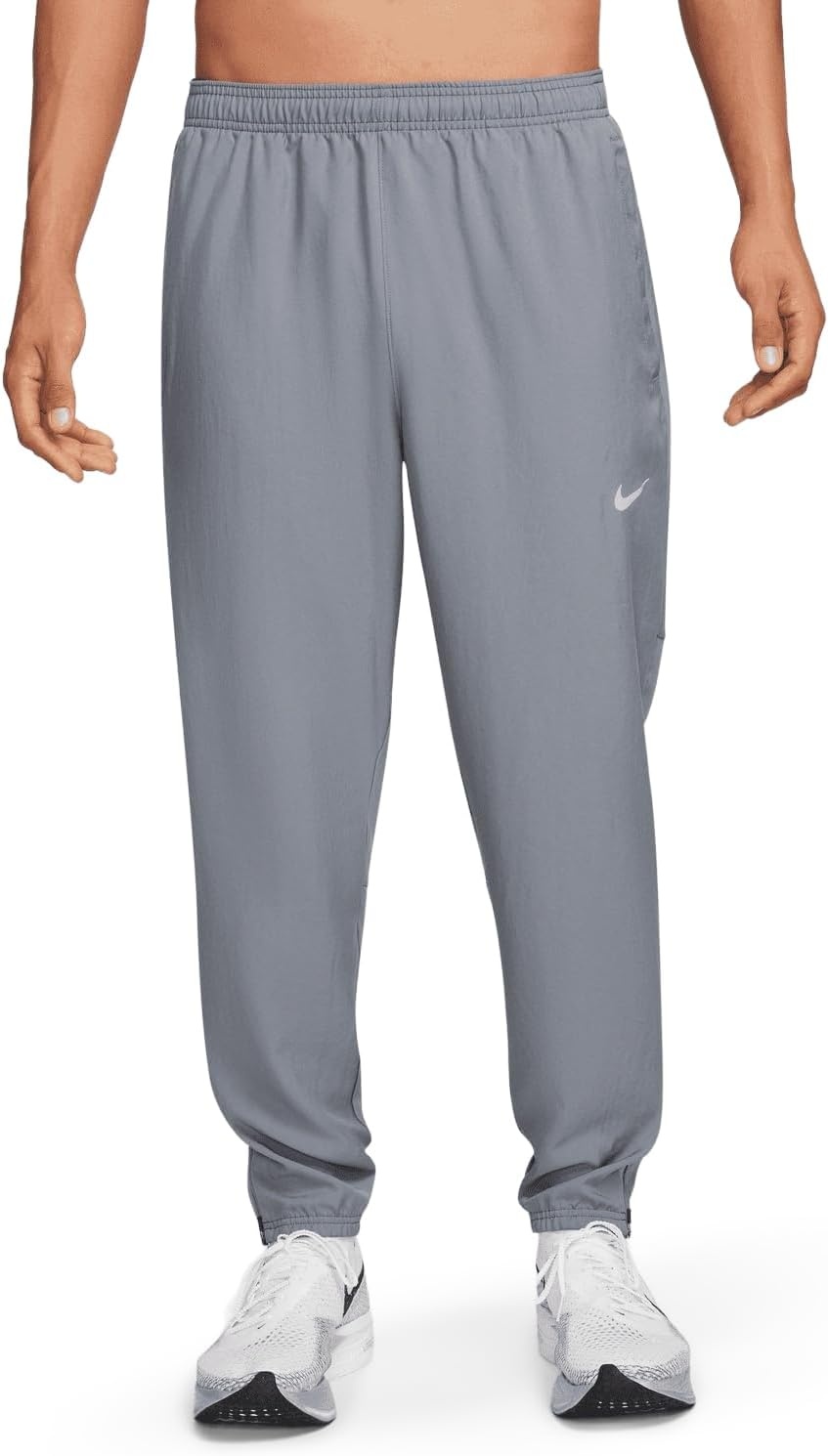 image:imageNike Mens Challenger DriFIT Woven Running PantsSmoke GreyBlackReflective Silver