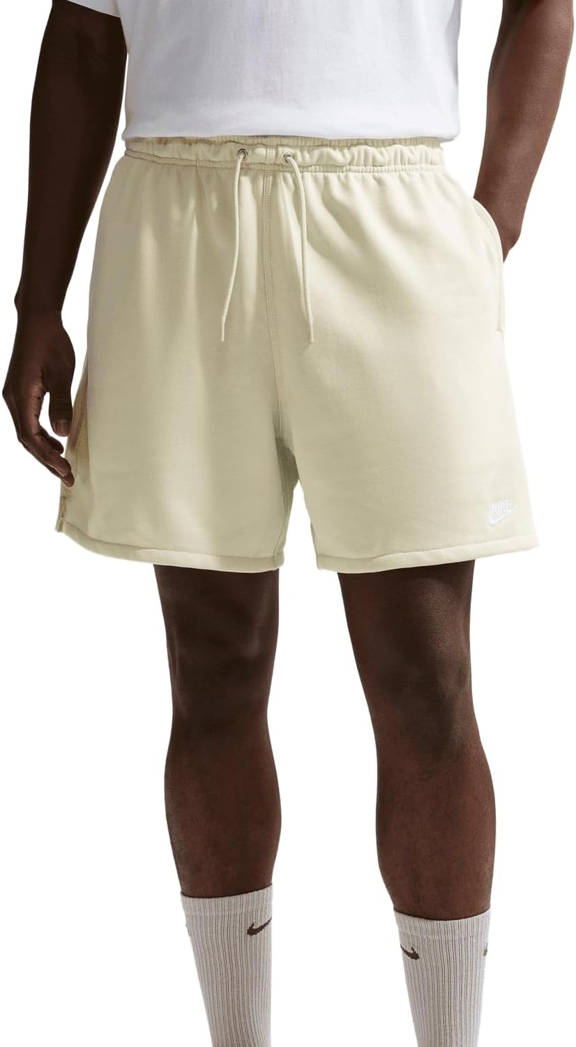 image:imageNike Mens Club French Terry Flow ShortsLight KhakiLight KhakiWhite