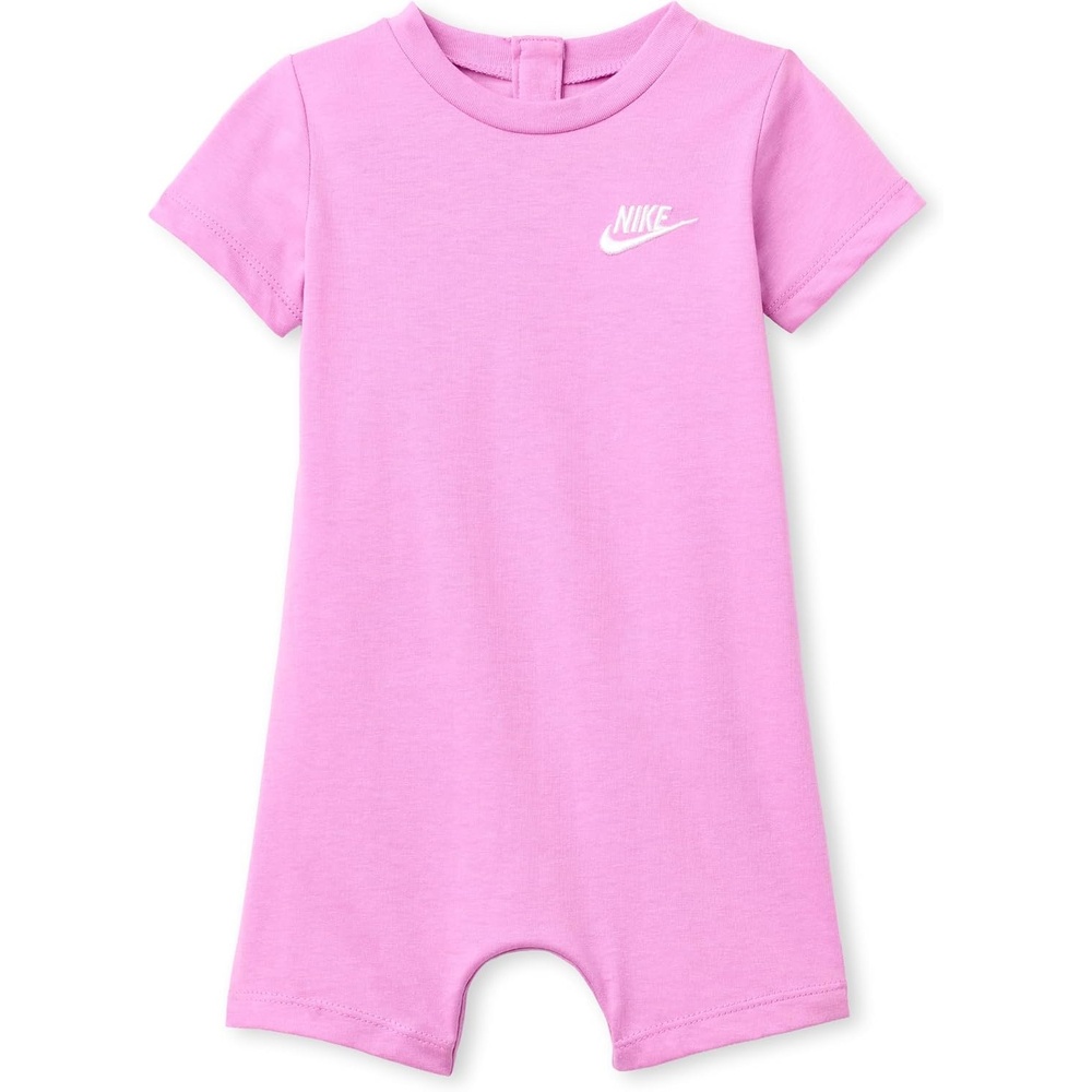 image:imageNike Baby Club Knit Short Sleeve RomperLight Magenta
