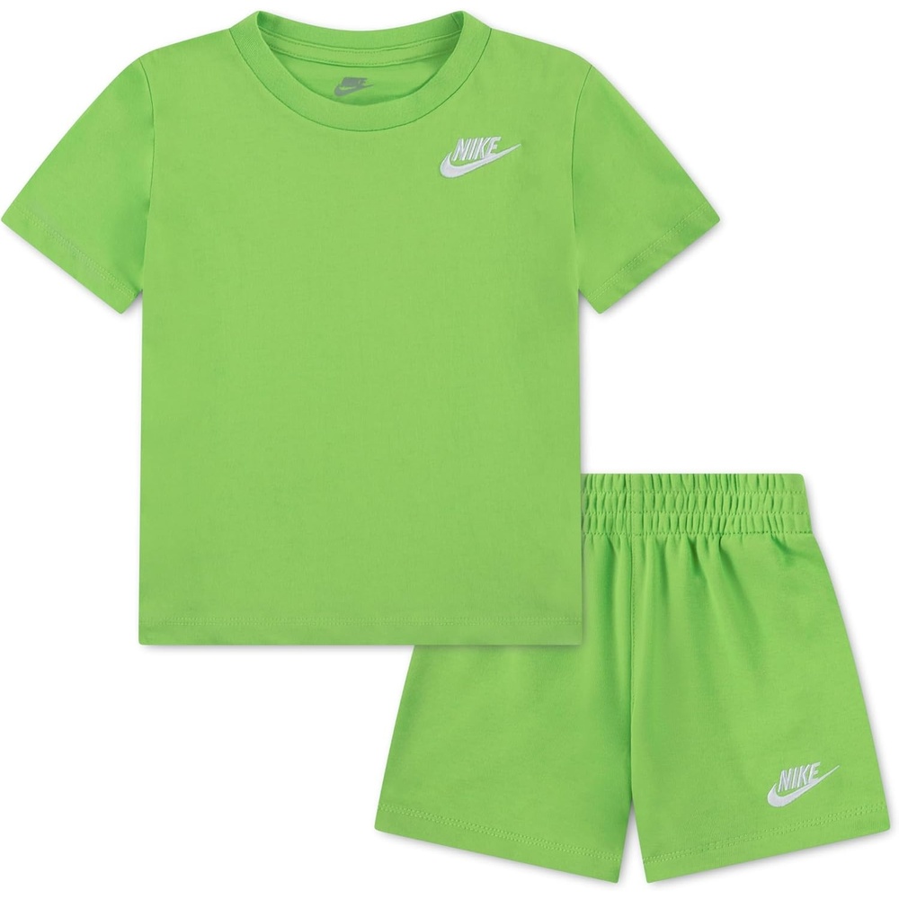 image:imageNike Boys Sportswear Club TShirt and Shorts 2Piece Outfit SetMean Green