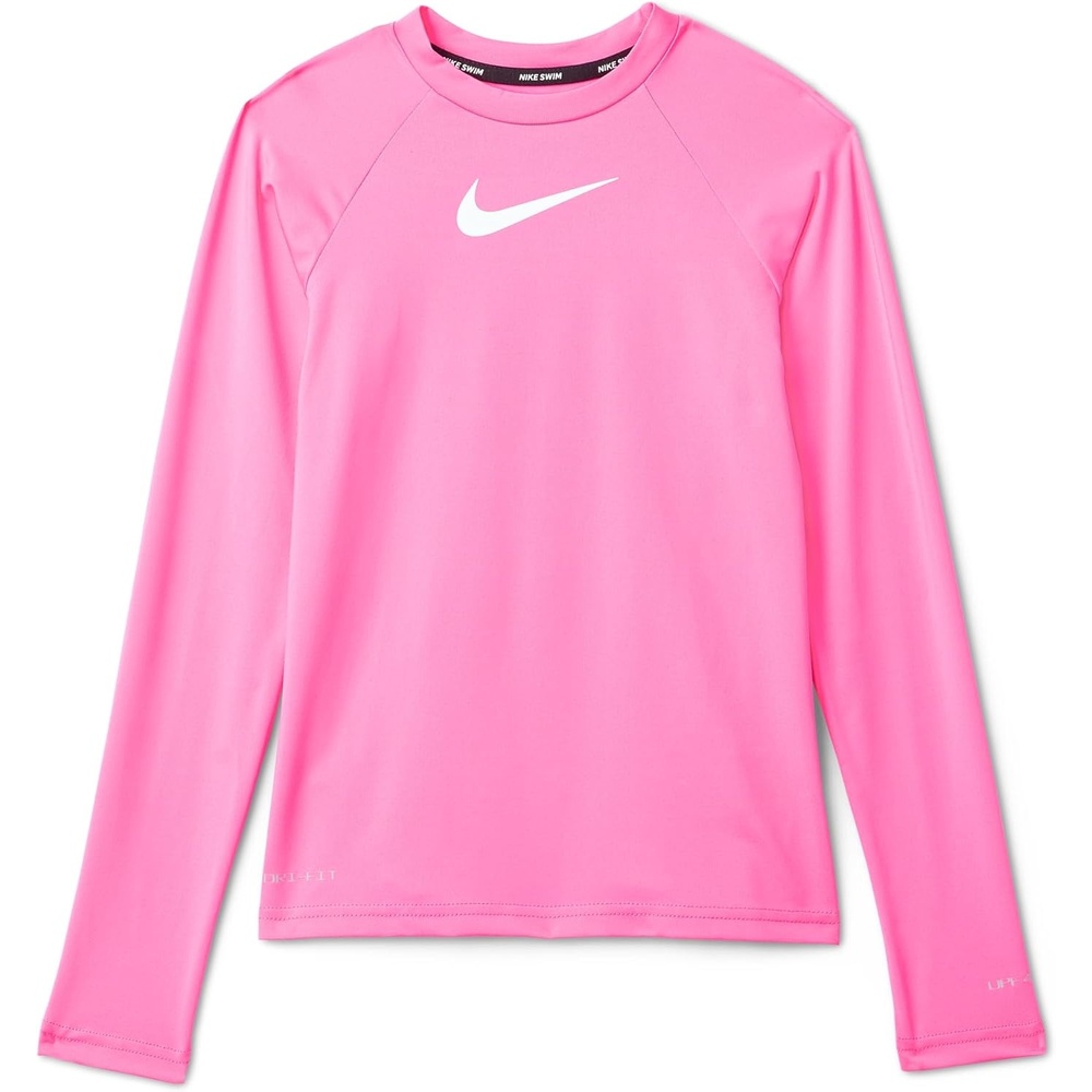 image:imageNike Girls Hydroguard DriFIT UV Long Sleeve TopPink Glow