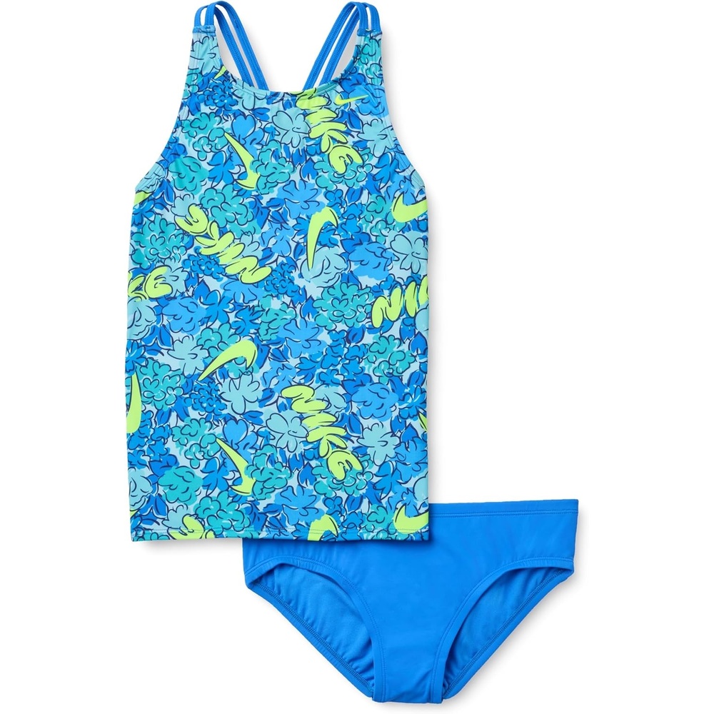 image:imageNike Girls Spiderback Tankini SetBlue Crystal