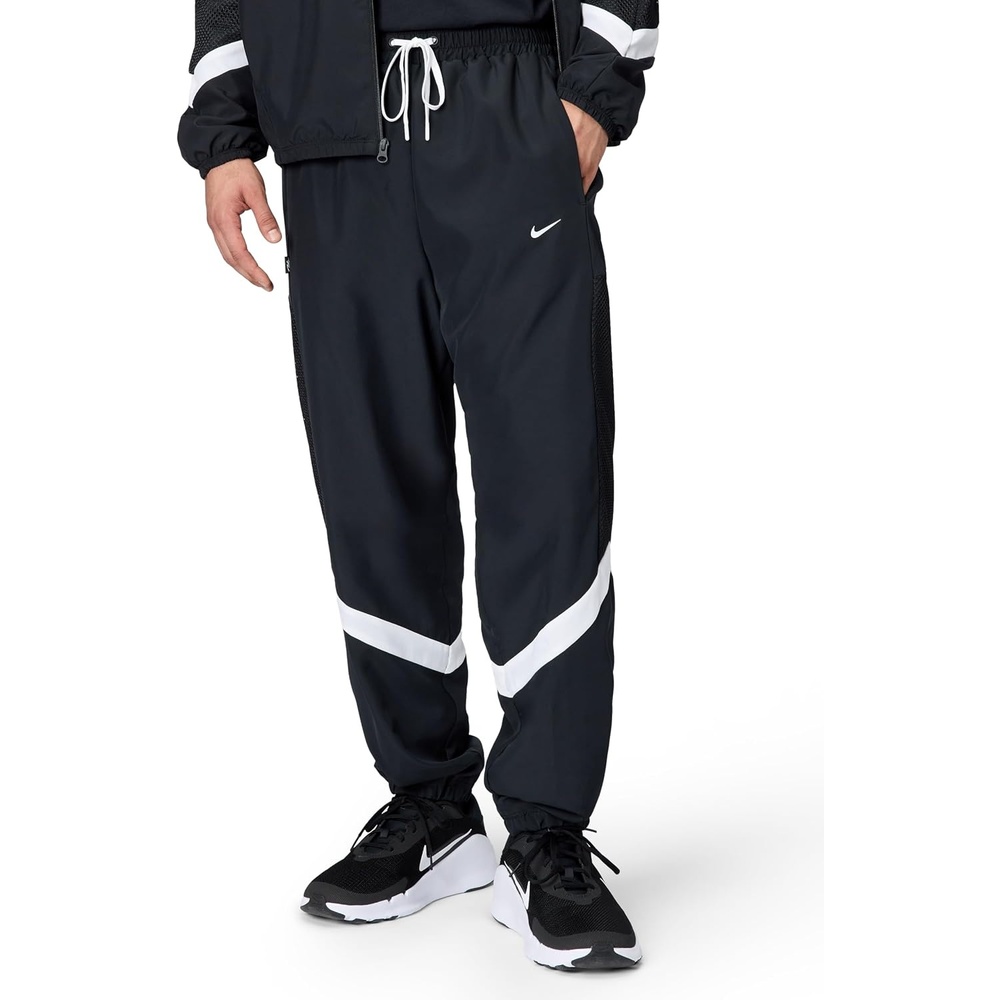 image:imageNike Mens Icon Woven Basketball PantsBlackBlackWhiteWhite