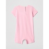 Nike Baby Club Knit Short Sleeve Romper(Medium Soft Pink)