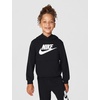 Nike Baby Sportswear Club Fleece Pullover Hoodie and Joggers 2-Piece Outfit Set (Large Swoosh Logo)(Black/Metallic Gold)