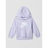 Nike Baby Sportswear Club Fleece Pullover Hoodie and Joggers 2-Piece Outfit Set (Large Swoosh Logo)(Ghost)