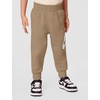 Nike Baby Sportswear Club Fleece Pullover Hoodie and Joggers 2-Piece Outfit Set (Large Swoosh Logo)(Hemp)