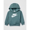 Nike Baby Sportswear Club Fleece Pullover Hoodie and Joggers 2-Piece Outfit Set (Large Swoosh Logo)(Mineral Slate)