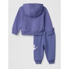 Nike Baby Sportswear Club Fleece Pullover Hoodie and Joggers 2-Piece Outfit Set (Large Swoosh Logo)(World Indigo)