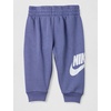 Nike Baby Sportswear Club Fleece Pullover Hoodie and Joggers 2-Piece Outfit Set (Large Swoosh Logo)(World Indigo)