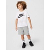 Nike Boys’ Sportswear Club 6″ Woven Shorts(Dark Grey Heather)