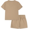 Nike Boys’ Sportswear Club T-Shirt and Shorts 2-Piece Outfit Set(Hemp)