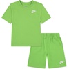 Nike Boys’ Sportswear Club T-Shirt and Shorts 2-Piece Outfit Set(Mean Green)