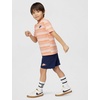 Nike Boys’ Striped Sportswear Club T-Shirt and Shorts 2-Piece Outfit Set(Apricot)