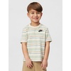 Nike Boys’ Striped Sportswear Club T-Shirt and Shorts 2-Piece Outfit Set(Coconut Milk)