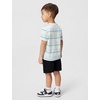 Nike Boys’ Striped Sportswear Club T-Shirt and Shorts 2-Piece Outfit Set(Glacier)