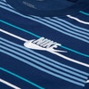 Nike Boys’ Striped Sportswear Club T-Shirt and Shorts 2-Piece Outfit Set(Midnight Navy)