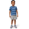Nike Boys’ Striped Sportswear Club T-Shirt and Shorts 2-Piece Outfit Set(Midnight Navy)