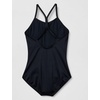 Nike Girls’ Big Kids’ Racerback One-piece(Black)