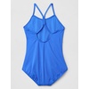 Nike Girls’ Big Kids’ Racerback One-piece(Blue Crystal)