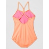 Nike Girls’ Big Kids’ Racerback One-piece(Orange Pulse)