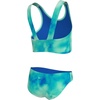 Nike Girls’ Long Sleeve Hydroguard + Midkini Set(Bleached Turq)