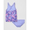 Nike Girls’ Spiderback Tankini Set(Light Thistle)