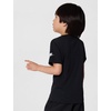 Nike Kids’ Sportswear Club T-Shirt (Large Swoosh Logo)(Black)